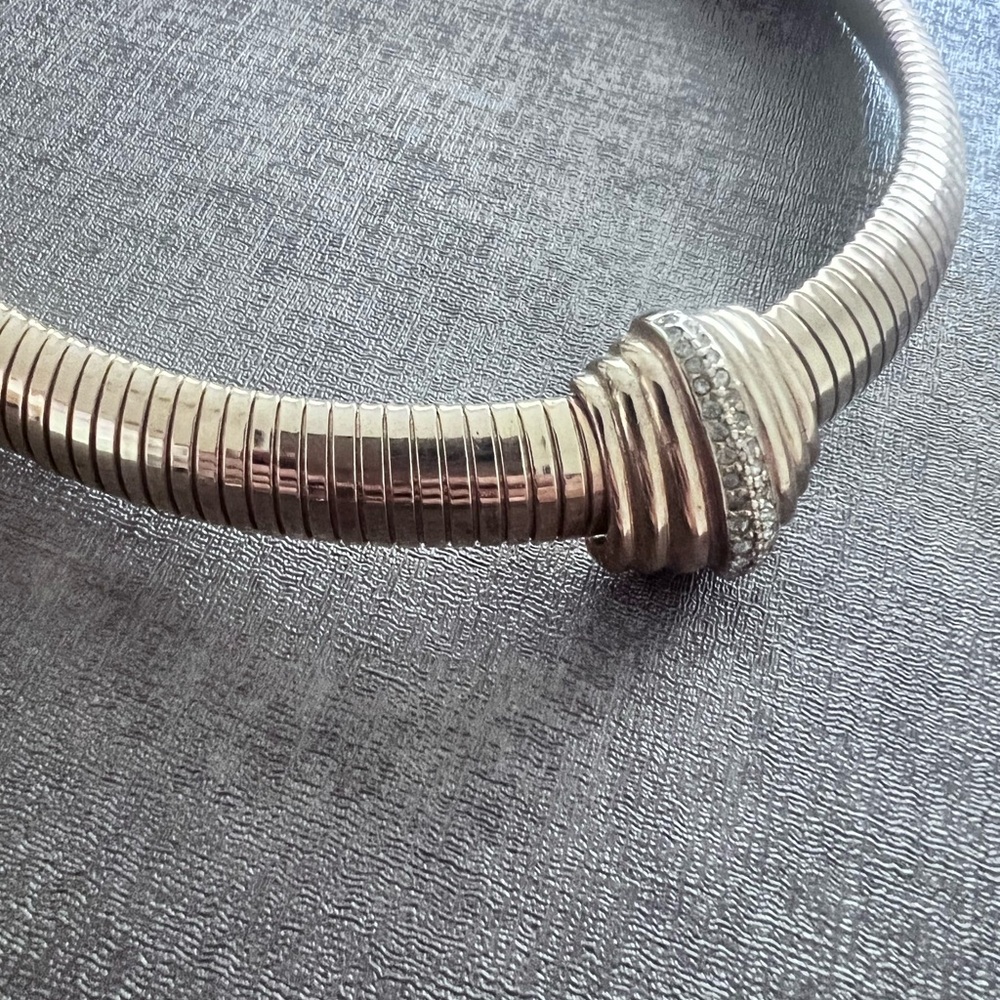 Vintage Authentic CHRISTIAN DIOR chunky gold necklace - Picture 2 of 7